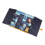 Maxbell 2x Advent Calendar Props 24 Days Decoration for Bookshelf Office Shop Window blue