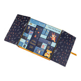 Maxbell 2x Advent Calendar Props 24 Days Decoration for Bookshelf Office Shop Window blue