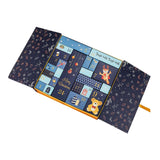 Maxbell 2x Advent Calendar Props 24 Days Decoration for Bookshelf Office Shop Window blue