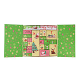 Maxbell 2x Advent Calendar Props 24 Days Decoration for Bookshelf Office Shop Window green