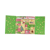 Maxbell 2x Advent Calendar Props 24 Days Decoration for Bookshelf Office Shop Window green