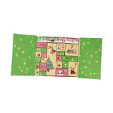 Maxbell 2x Advent Calendar Props 24 Days Decoration for Bookshelf Office Shop Window green