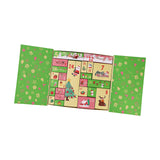 Maxbell 2x Advent Calendar Props 24 Days Decoration for Bookshelf Office Shop Window green