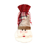 Maxbell Christmas Wine Bottle Cover Cute Handmade Table Decoration Wine Bottle Dress