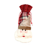 Maxbell Christmas Wine Bottle Cover Cute Handmade Table Decoration Wine Bottle Dress