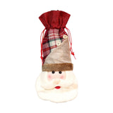 Maxbell Christmas Wine Bottle Cover Cute Handmade Table Decoration Wine Bottle Dress