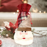 Maxbell Christmas Wine Bottle Cover Cute Handmade Table Decoration Wine Bottle Dress