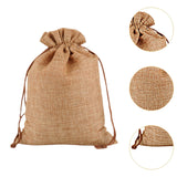 Maxbell 50 Pieces Gift Bags with Drawstring Drawstring Bag for Grocery Party Wedding Brown