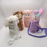 Maxbell Plush Water Bottle Cover Sleeve Insulated Water Bottle Cover for Gym Outdoor bear