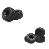 Maxbell RC Car Wheels and Tires Assembly Replacement for 1:12 1:14 1:16 Car Vehicles 2pcs
