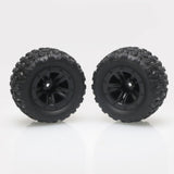 Maxbell RC Car Wheels and Tires Assembly Replacement for 1:12 1:14 1:16 Car Vehicles 2pcs
