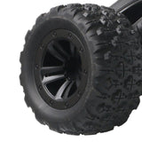 Maxbell RC Car Wheels and Tires Assembly Replacement for 1:12 1:14 1:16 Car Vehicles 2pcs