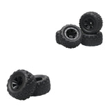Maxbell RC Car Wheels and Tires Assembly Replacement for 1:12 1:14 1:16 Car Vehicles 2pcs