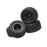 Maxbell RC Car Wheels and Tires Assembly Replacement for 1:12 1:14 1:16 Car Vehicles 4pcs