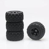 Maxbell RC Car Wheels and Tires Assembly Replacement for 1:12 1:14 1:16 Car Vehicles 4pcs