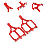 Maxbell 2 Pieces DIY Modified Compatible Upper Suspension Arms for 1/10 Trucks Model Red