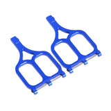 Maxbell 2 Pieces DIY Modified Compatible Upper Suspension Arms for 1/10 Trucks Model Blue