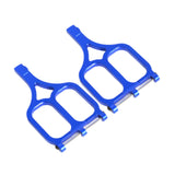Maxbell 2 Pieces DIY Modified Compatible Upper Suspension Arms for 1/10 Trucks Model Blue