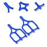 Maxbell 2 Pieces DIY Modified Compatible Upper Suspension Arms for 1/10 Trucks Model Blue