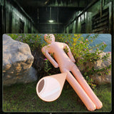 Inflatable Mannequin Female for Halloween Decorations House Patio Yard Decor