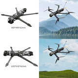 Maxbell Carbon Fiber Quadcopter Frame Kit Upgrade for RC FPV Quadcopter Drone 10inch