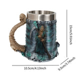 Maxbell Beer Mug Realistic Bar Supplies Table Decoration Tableware Collection 3D Mug
