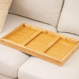 Maxbell Bed Tray Table with Foldable Legs Multi Functional Snack Tray for Bed Eating