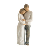 Maxbell Family Themed Figurine Gifts Hand Painted Figure for Christmas Shelf Cabinet B