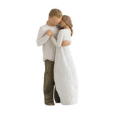 Maxbell Family Themed Figurine Gifts Hand Painted Figure for Christmas Shelf Cabinet C