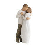 Maxbell Family Themed Figurine Gifts Hand Painted Figure for Christmas Shelf Cabinet C