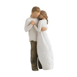 Maxbell Family Themed Figurine Gifts Hand Painted Figure for Christmas Shelf Cabinet C