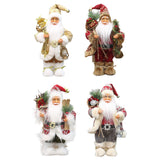 Maxbell Christmas Doll Table Centerpiece Santa Claus Figurine for Indoor Shop Office A