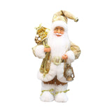 Maxbell Christmas Doll Table Centerpiece Santa Claus Figurine for Indoor Shop Office A