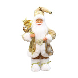 Maxbell Christmas Doll Table Centerpiece Santa Claus Figurine for Indoor Shop Office A