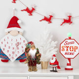 Maxbell Christmas Doll Table Centerpiece Santa Claus Figurine for Indoor Shop Office B
