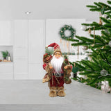Maxbell Christmas Doll Table Centerpiece Santa Claus Figurine for Indoor Shop Office B