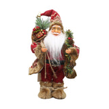Maxbell Christmas Doll Table Centerpiece Santa Claus Figurine for Indoor Shop Office B