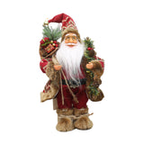 Maxbell Christmas Doll Table Centerpiece Santa Claus Figurine for Indoor Shop Office B