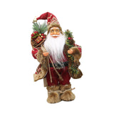 Maxbell Christmas Doll Table Centerpiece Santa Claus Figurine for Indoor Shop Office B