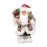 Maxbell Christmas Doll Table Centerpiece Santa Claus Figurine for Indoor Shop Office C