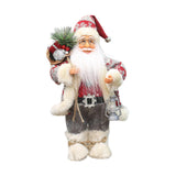 Maxbell Christmas Doll Table Centerpiece Santa Claus Figurine for Indoor Shop Office D
