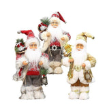 Maxbell Christmas Doll Table Centerpiece Santa Claus Figurine for Indoor Shop Office D