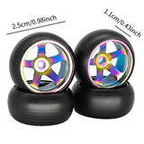 Maxbell 4 Pieces 1/28 RC Tire Wheel Professional RC Wheel Rim Hub for K969 K989 RM02