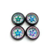 Maxbell 4Pcs RC Drifting Tires and Wheels Upgrade Wheel Rim Tire for K969 K979 1:28