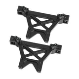 2Pcs 1/10 Scale RC Car Shock Towers Spare Repair DIY Modified Shock Brackets Black