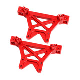 2Pcs 1/10 Scale RC Car Shock Towers Spare Repair DIY Modified Shock Brackets Red