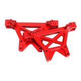 2Pcs 1/10 Scale RC Car Shock Towers Spare Repair DIY Modified Shock Brackets Red