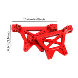 2Pcs 1/10 Scale RC Car Shock Towers Spare Repair DIY Modified Shock Brackets Red