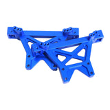 2Pcs 1/10 Scale RC Car Shock Towers Spare Repair DIY Modified Shock Brackets Blue