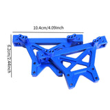 2Pcs 1/10 Scale RC Car Shock Towers Spare Repair DIY Modified Shock Brackets Blue